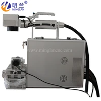 50w portable fiber laser marking machine metal marking machine laser engraver machine nameplate laser marking