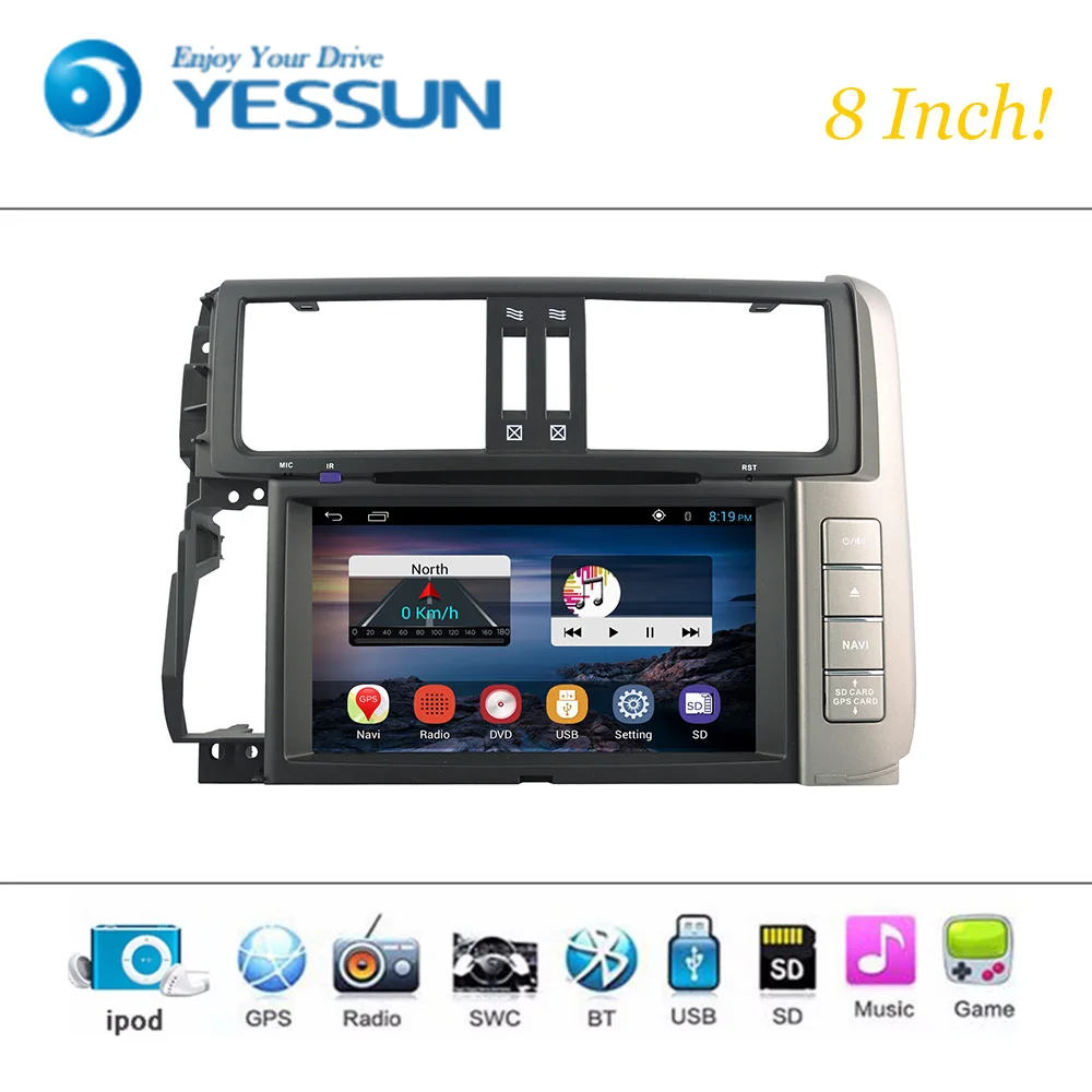 Автомобильный DVD плеер система Wince для Toyota Prado 150 автомагнитола стерео GPS навигация