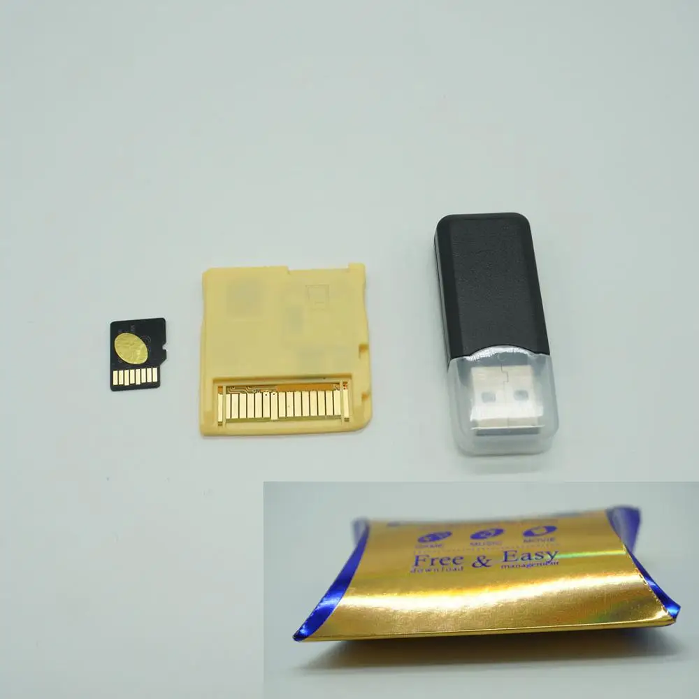 Лидер продаж золотой Pro для RTS LITE ds с SD картой на 16 ГБ USB адаптер 3ds 2ds NDSL|Запасные