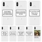 Чехол для телефона Xiaomi Mi A1 A2 Lite 8 SE 5 5C 5S 5X 6 6X Plus, Мягкая силиконовая задняя крышка с забавными цитатами, текстом для Xiaomi MiA1, MIA2, Mi8