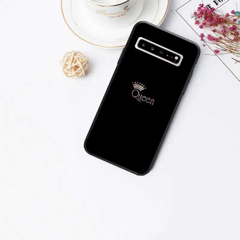 

Crown QUEEN & KING Couples Phone Case case coque samsung galaxy S7 S8 S9 S10e S20 PLUS Note 10 Pro PLUS LITE NOTE 20 UITRA