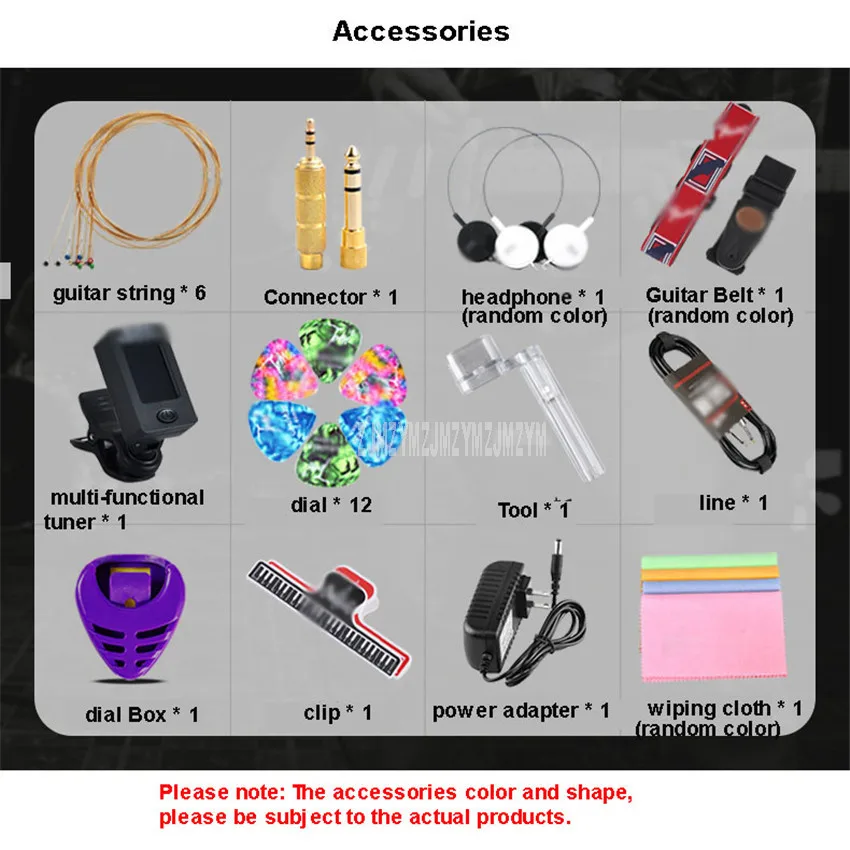 

Electric Guitar Effector Guitar Effects Processor Professional Distortion Digital Synthesis Musical Instrument Accessory MFX-10