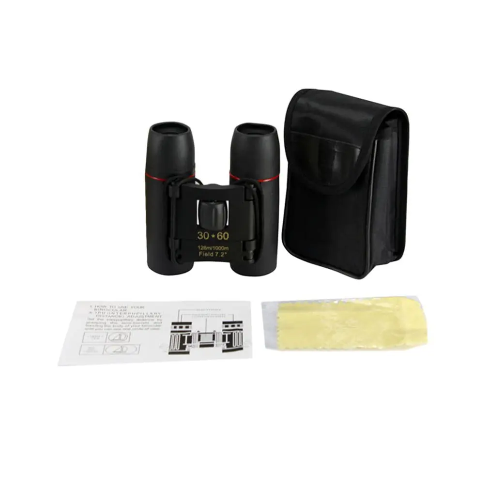 30x60 мини зум открытый бинокль складной день и ночное видение Телескопы