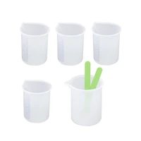 silicone measuring cup kit measuring cup silicone stick pipette epoxy resin stirring finger cots jewelry making