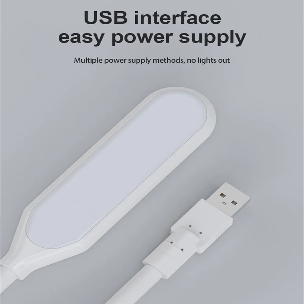 

Usb Led Book Light Mini Flexible Super Bright Desk night Light Dimmable Book Reading Lamp For Travel Computer Christmas Gifts