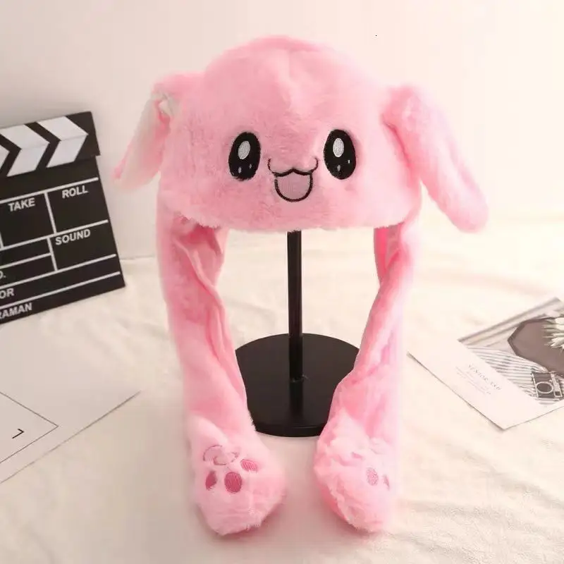 Животное ухо плюшевая игрушка в шапке сетка Красная с таким же зажимом длинные