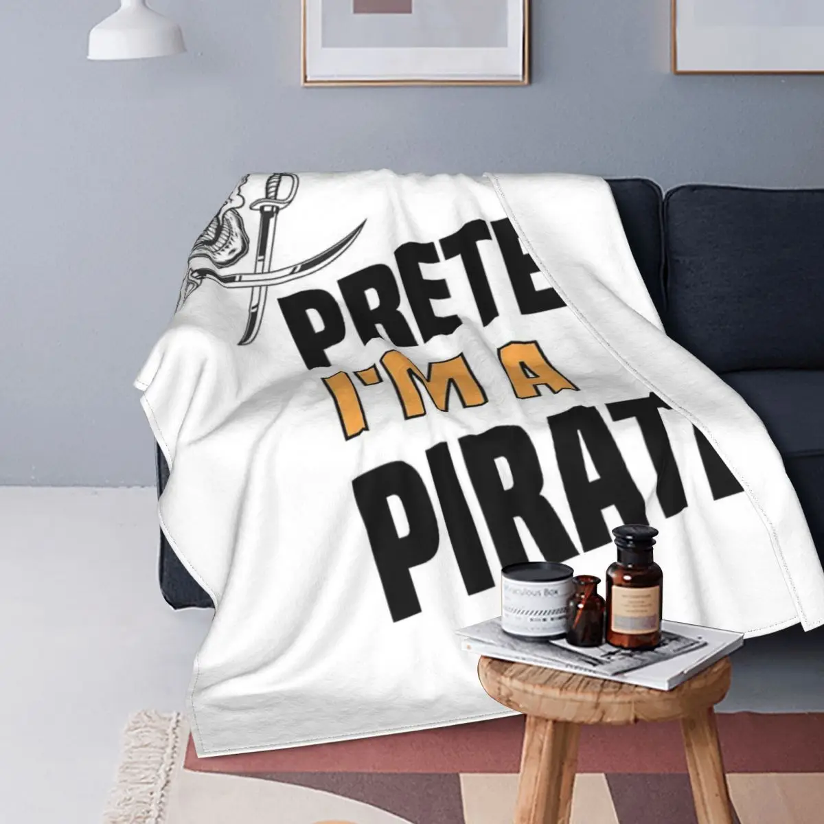 

Camisa pirata I'M A simular, 6 mantas, para cama colcha, manta A cuadros, manta de verano, textil para el hogar de lujo