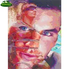 Алмазная живопись по номерам для геев 5D, алмазная вышивка, Кристалл Стразы, наклеенная абстрактная портретная мозаика, Набор для творчества