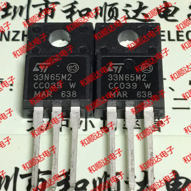 

10pcs/lot STF33N65M2 33N65M2 New stock TO-220F 650V 24A