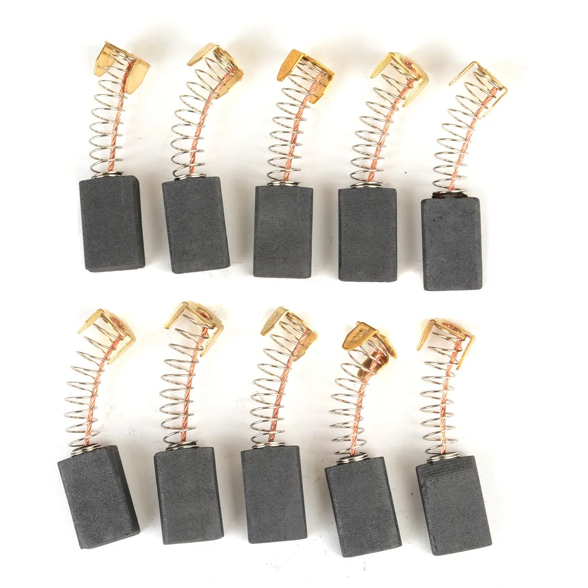 

10pcs Motor Carbon Brushes Replacement For Generic Electric Motor Mini Drill 6*12*20mm Electric Motor Generator Carbon Brushes