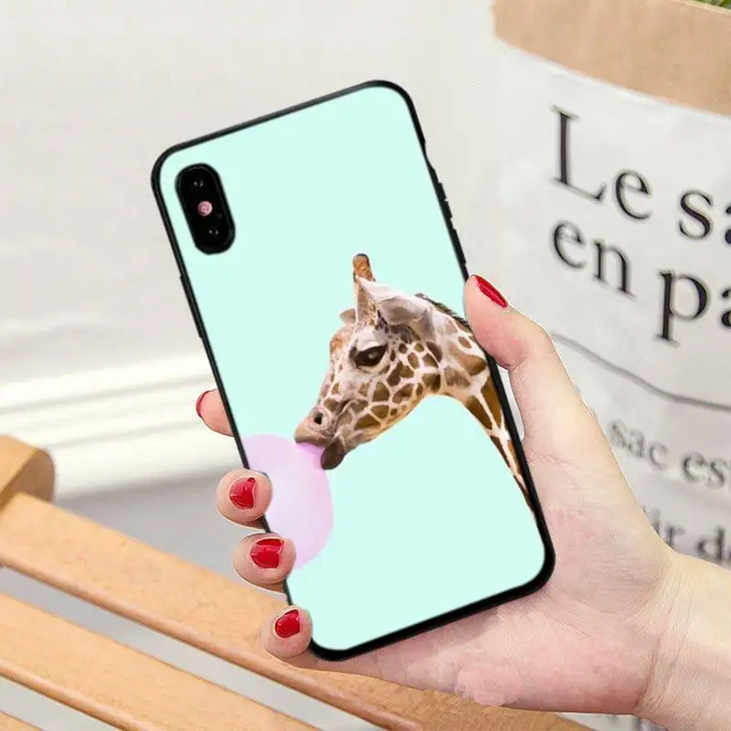 

ZFGHSHYQ Giraffe Cute Animal Phone Case For HUAWEI P20 30 40 Pro Mate20 30 40Pro Honor8X 20 10i 10lite Nove3E V9 V10