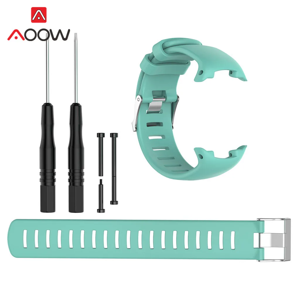 

Silicone Sport Strap for Suunto D4 D4I NOVO Diving Waterproof Extension Watchband Replacement Bracelet Band for Smart Watch