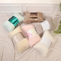 3840cm plush velvet throw pillow case sofa cushion covers autumn home decorative ornamental for living room modern pillowcase