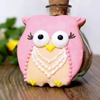 animals cookie mold kitchen craft owl shaped stainless steel biscuit pastry cookie cutter mold kitchen accessories