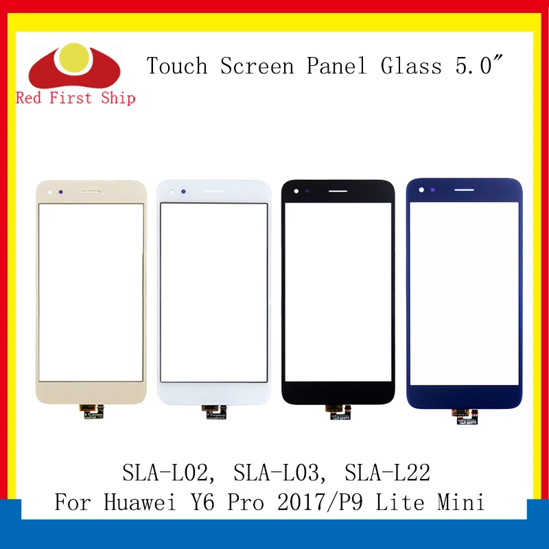 

10Pcs/Lot For Huawei Y6 Pro 2017 Touch Panel Sensor Digitizer Front Glass P9 Lite Mini SLA-L02 SLA-L03 SLA-L22 Touch Screen