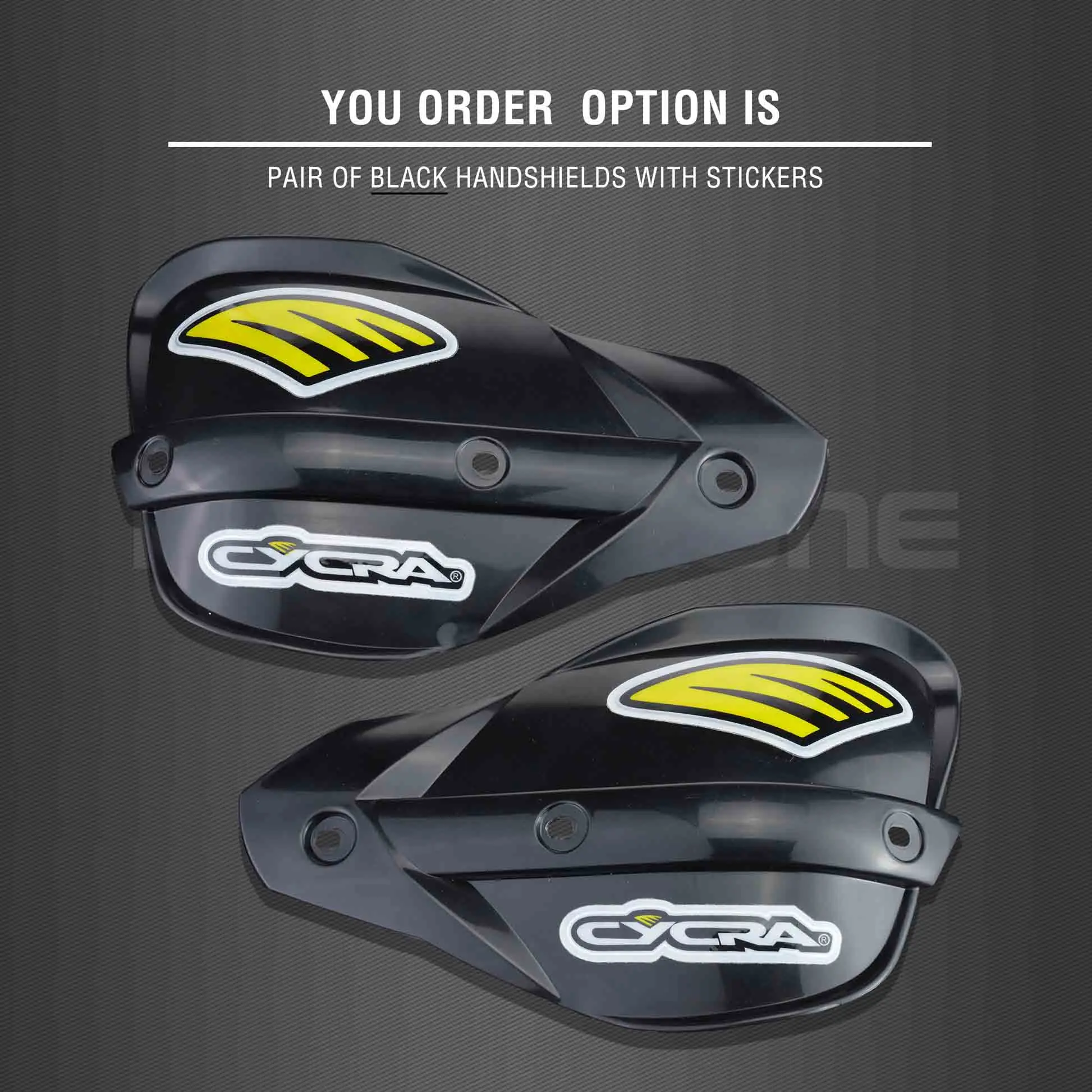 Black Handshield Powerzone Мотоцикл Байк ATV Руль рукавицы для KTM ADV EXC Enduro Husqvarna FE TE WRF CRF YZF rmz KXF KLX - Цвет: Black Handshield