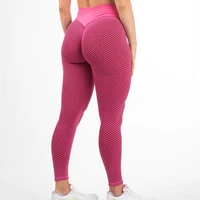 women scrunch butt lift seamless leggings workout fitness outfits yoga pants high waisted ruched bum tights gym slim squat proof