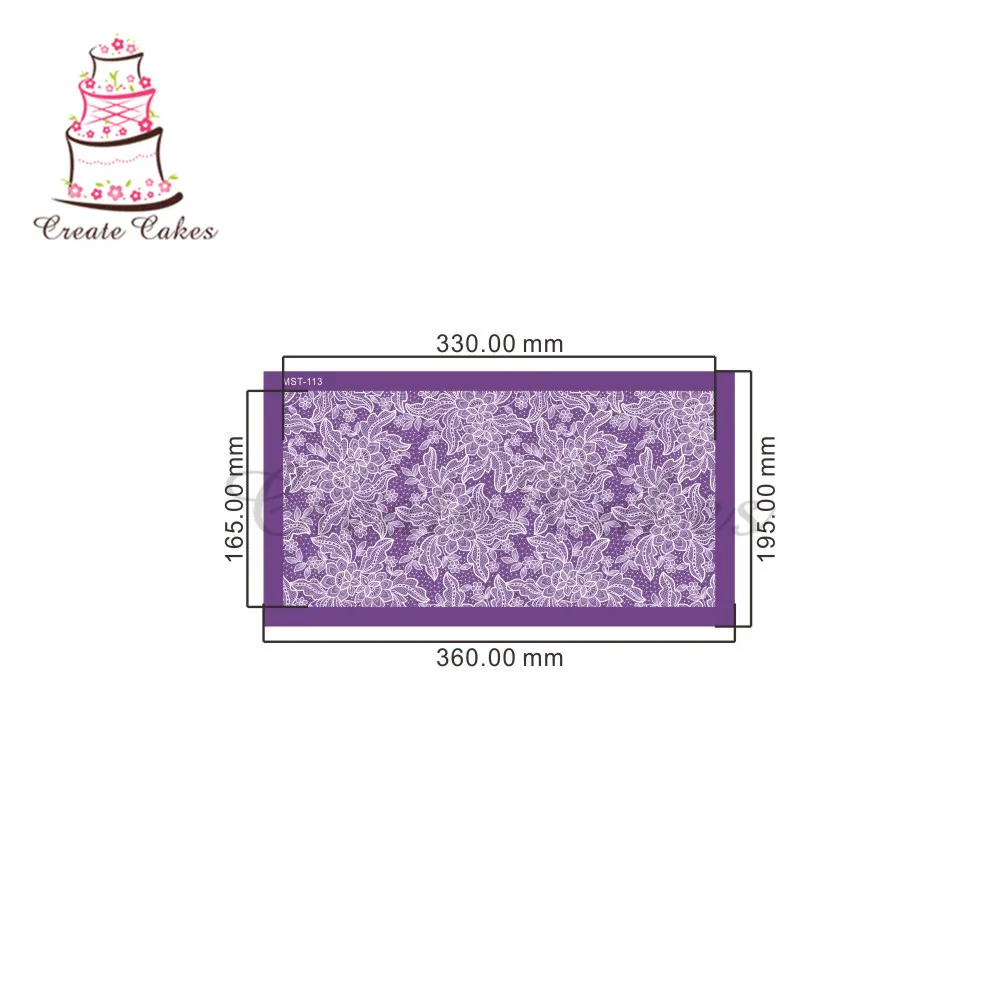 

Flower Lace Cake Stencil Mesh Stencils For Wedding Cake Border Stencils Fondant Mould Cake Decorating Tool Cake Mold