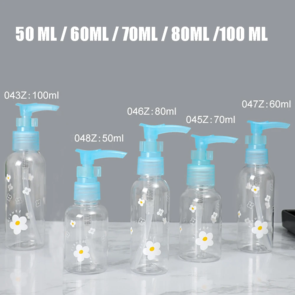 Модное пластиковое прозрачное эмульсионное Сопло-бутылочки косметический