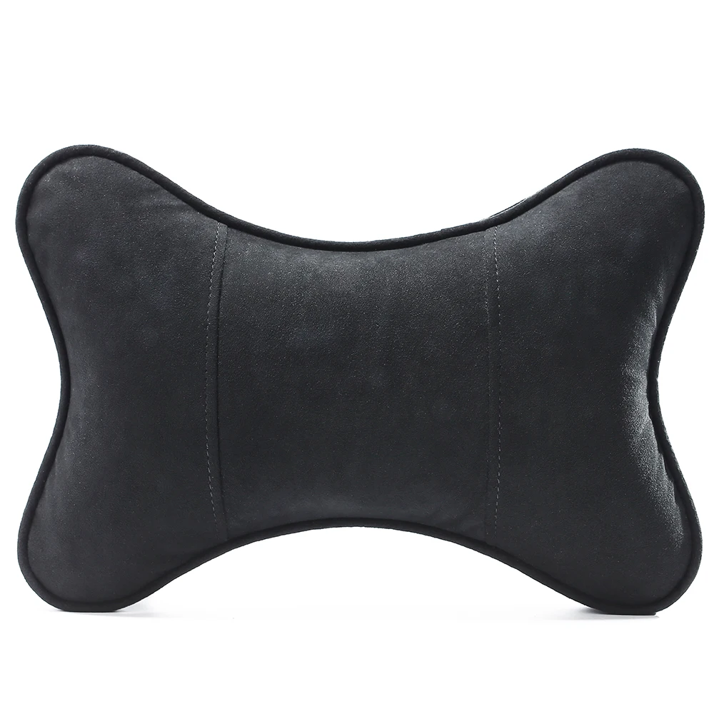 LS AUTO Alcantara Car Neck Pillow universal car pillow Black neck pillows | Автомобили и мотоциклы