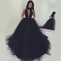 backless a line prom dresses halter sleeveless side split chiffon party gowns sweep train special occasion dresses