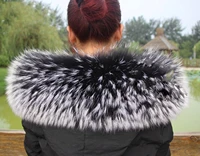 parka luxury fur warm natural raccoon fur scarf female big fur collar scarf 100 real fur collarmen jacket jacket