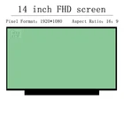 14-дюймовая тонкая светодиодная матрица для ноутбука Lenovo thinkbook 14-IIL IML, ЖК-экран, панель 1920*1080 N140HCA-EAC LP140WFA-SPD1 NV140FHM-N48