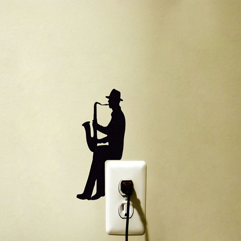 Креативные настенные Стикеры с переключателем виниловые наклейки для ноутбуков