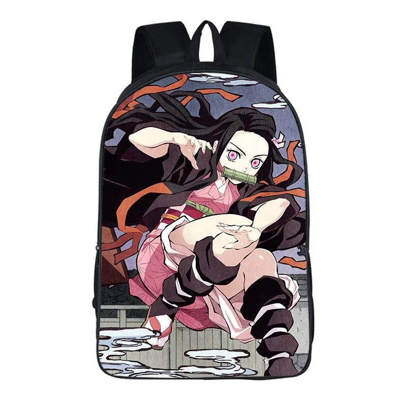 

Anime Demon Slayer Kimetsu No Yaiba Kamado Nezuko Tomioka Giyuu Backpack Fashion Causal Students Schoolbag Backpack Cosplay Bag