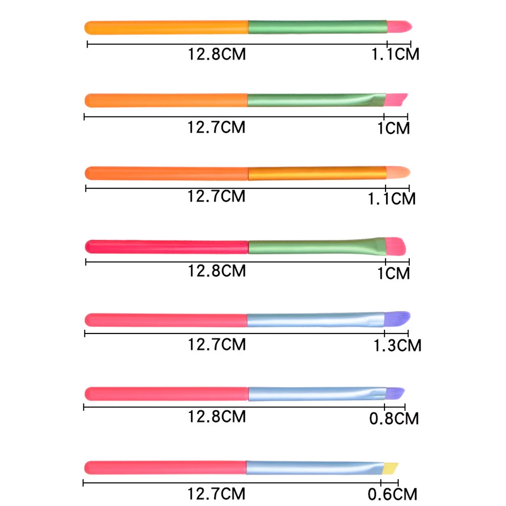 

Docolor 15pcs Makeup Brushes Professional Powder Foundation Eyeshadow Make Up Brush Set Synthetic Hair Colourful Makeup Brushes