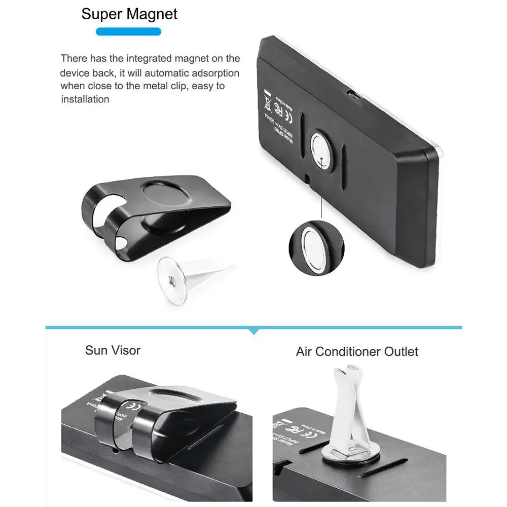 Автомобильный Bluetooth-приемник Vehemo BT5.0 громкая связь беспроводной MP3-плеер для