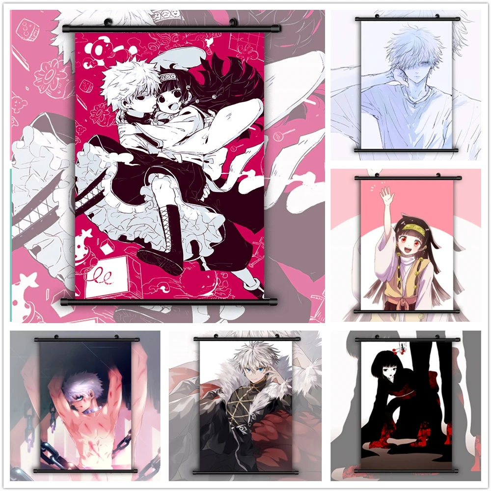 

HUNTER x HUNTER Zoldyck Family Killua Alluka Anime Manga HD Print Wall Poster Scroll