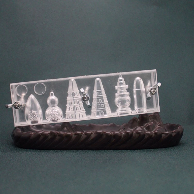 Акриловый конус для благовоний искусственная пагода с 6 отверстиями тыква