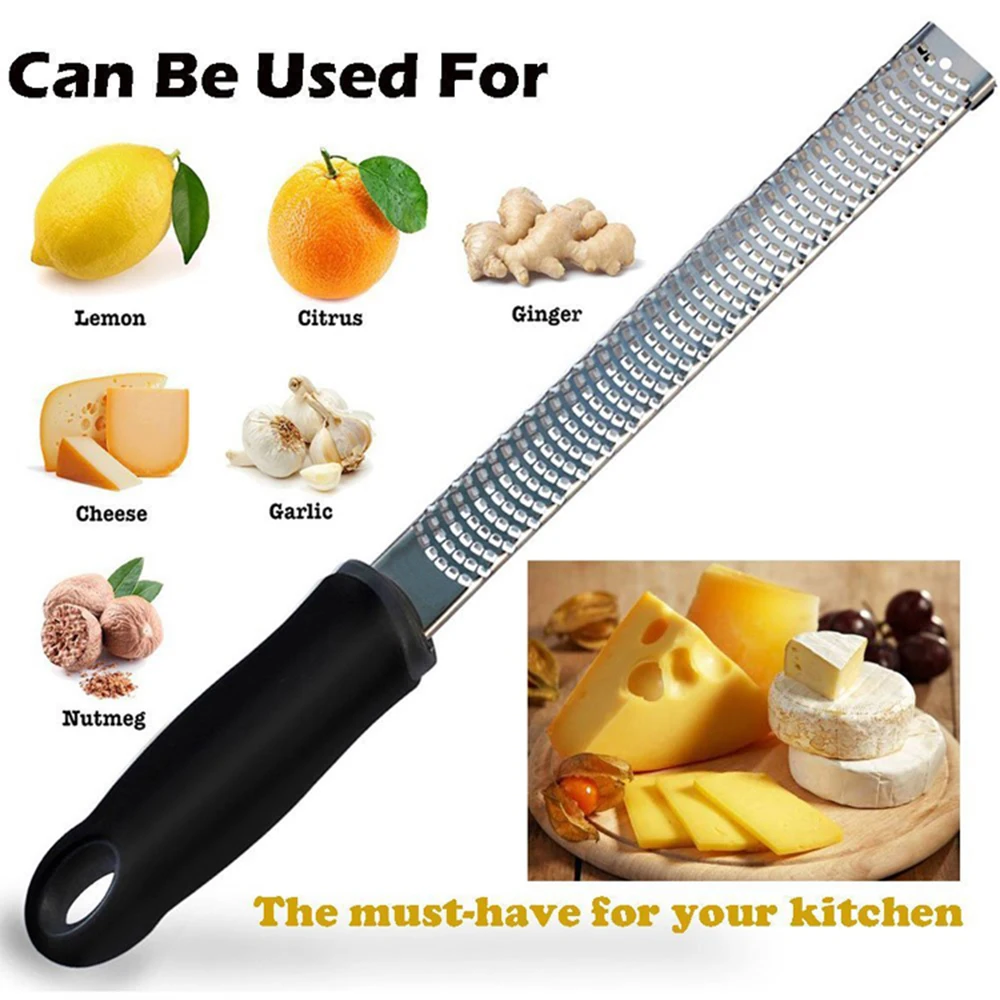 Многофункциональная терка для лимона шоколада из нержавеющей стали Zester Cheese Microplane Rasp нож для снятия цедры с фруктов кухонные хорошие Вспомогательные аксессуары