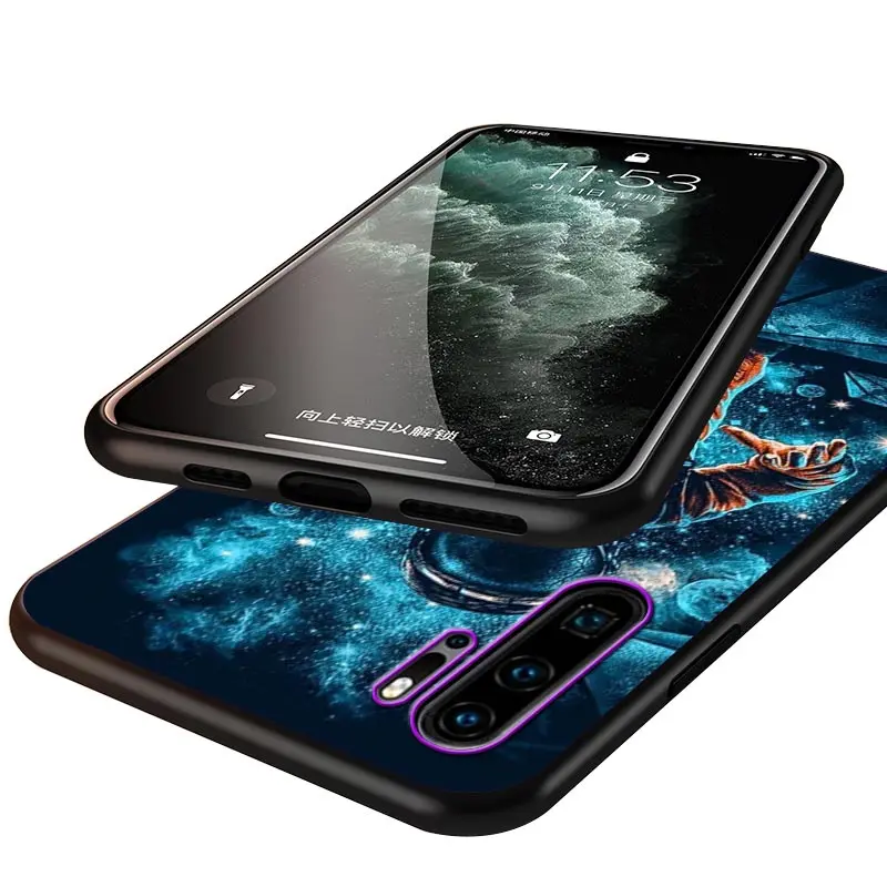 

Dream space astronaut For Huawei Y9S Y8S Y6S Y9A Y7A Y8P Y7P Y5P Y6P Y7 Y6 Y5 Pro Prime 2020 2019 Black Soft Phone Case