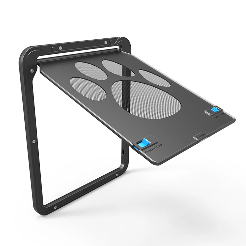 Pet дверной 4 способ запираемый кота собаки двери безопасности барьер заслонки ABS