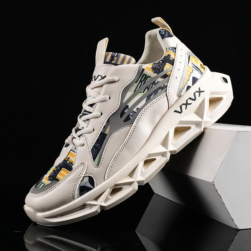 Men Running Shoes 44 Breathable Lightweight Fashion Men Jogging Sneakers 43 Outdoor Non-slip Casual Heighten Mens Sports Shoes