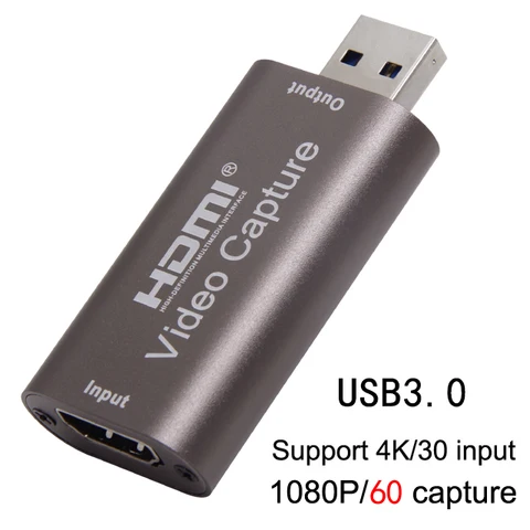 Карта видеозахвата H1111Z, 4K, usb 2,0, HDMI, для PS4, DVD, видеокамеры - изображение