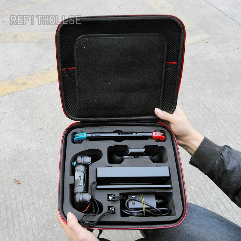 Жесткий чехол для переноски совместимый с Nintendo Switch путешествий контроллером Pro |