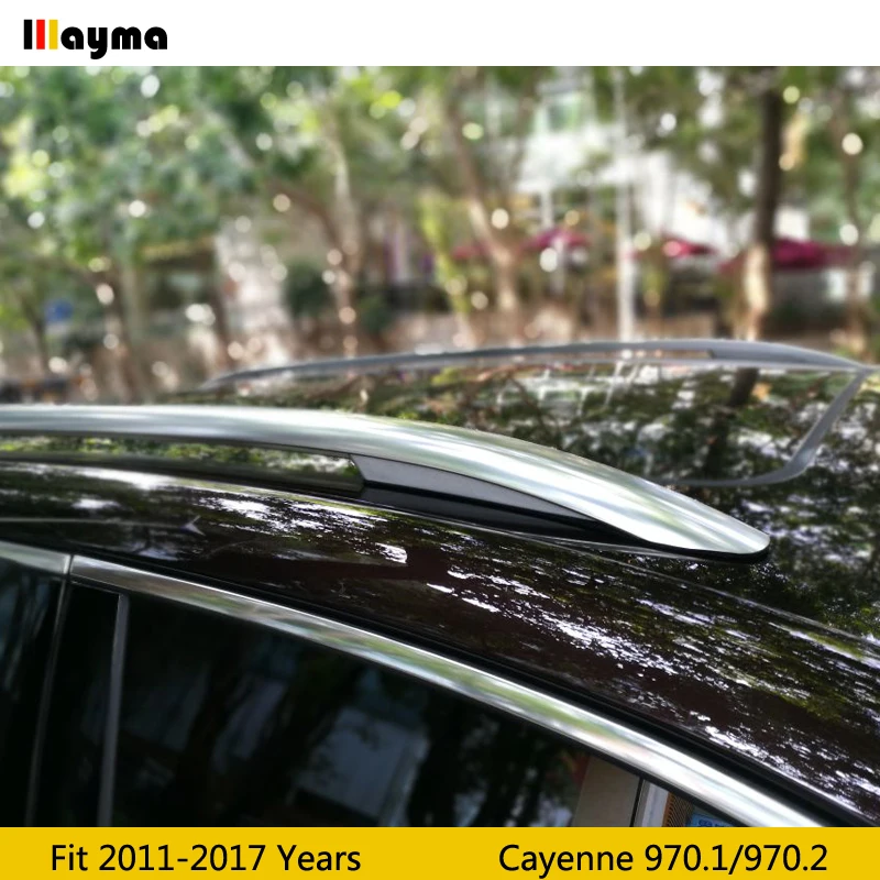 Для Porsche Cayenne 958,1 958,2 2011 багажник на крышу, рейлинги, барные стойки для багажа, верхние стойки, рельсовые коробки, алюминиевый сплав, 3 м, паста