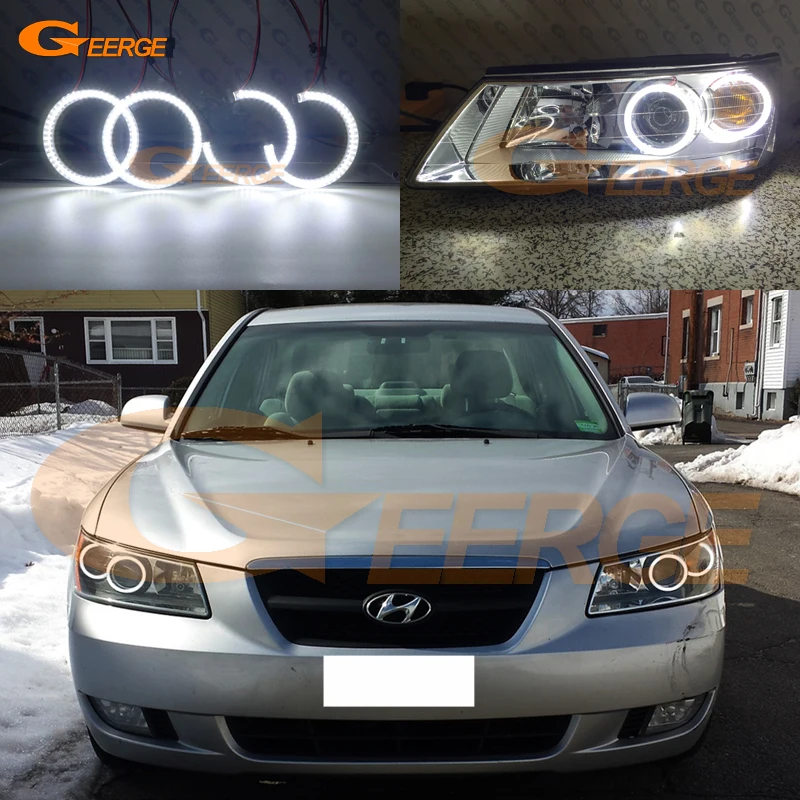 Для Hyundai Sonata NF Pre facelift 2005 2006 2007 отличный ультра яркий SMD СВЕТОДИОДНЫЙ ангельские
