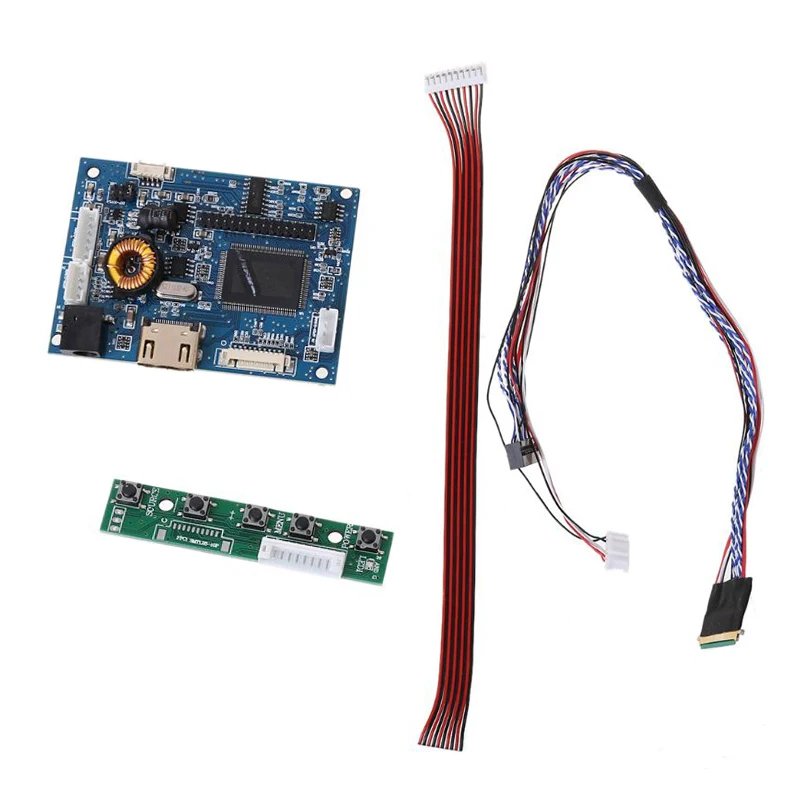 1Set HDMI-Compatibe Lvds Controller Board Driver 40Pin Cable Kit For Raspberry PI 3 LP156WH2 1366X768 7-42Inch Screen | Электроника