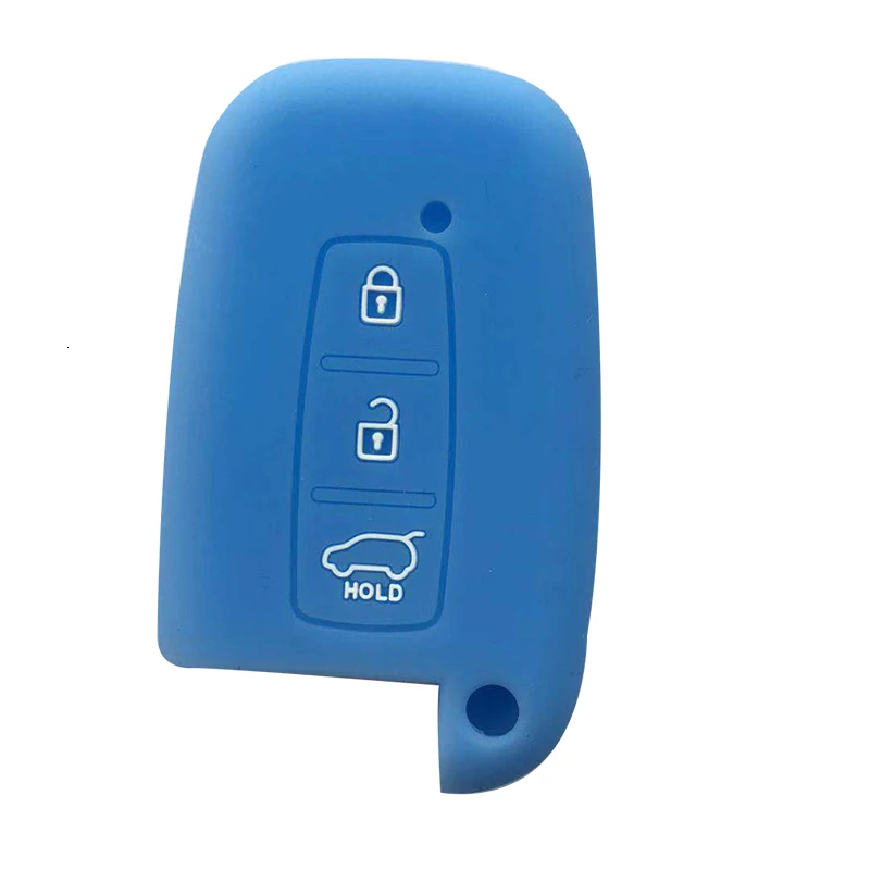 Silica Gel Flip Key Cover Cap For Hyundai Solaris Lux Elantra Equus Tucson Santa Fe Genesis Sonata I20 I30 IX35 Alarm | Автомобили и