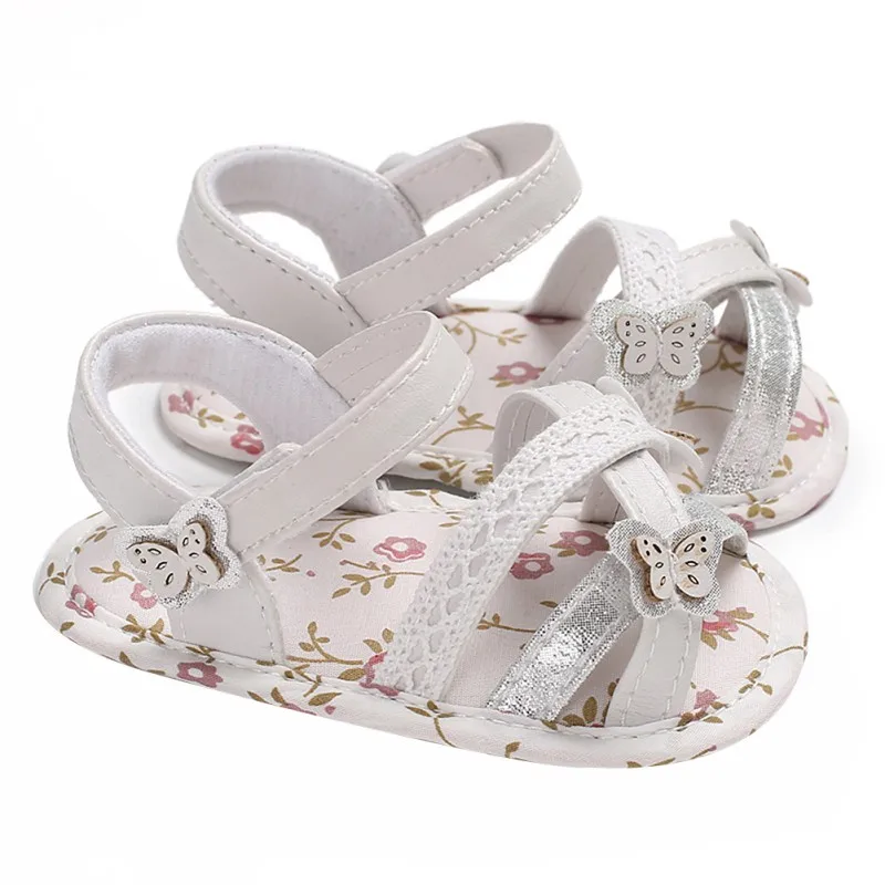 

Ins Summer Baby Girl Floral Cute Butterfly Princess Casual Soft Fashion Children's Shoes