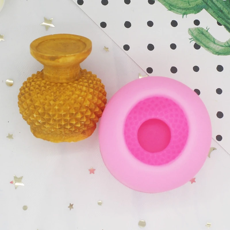 

Bottle Decoration Mold Epoxy Glue Silicone Mold Table Soft Ceramic Plaster Ornament Pendant Home Decoration