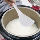 Прозрачная ложка для риса 2 шт., антипригарная ложка для риса, креативная пластиковая ложка, кухонная посуда