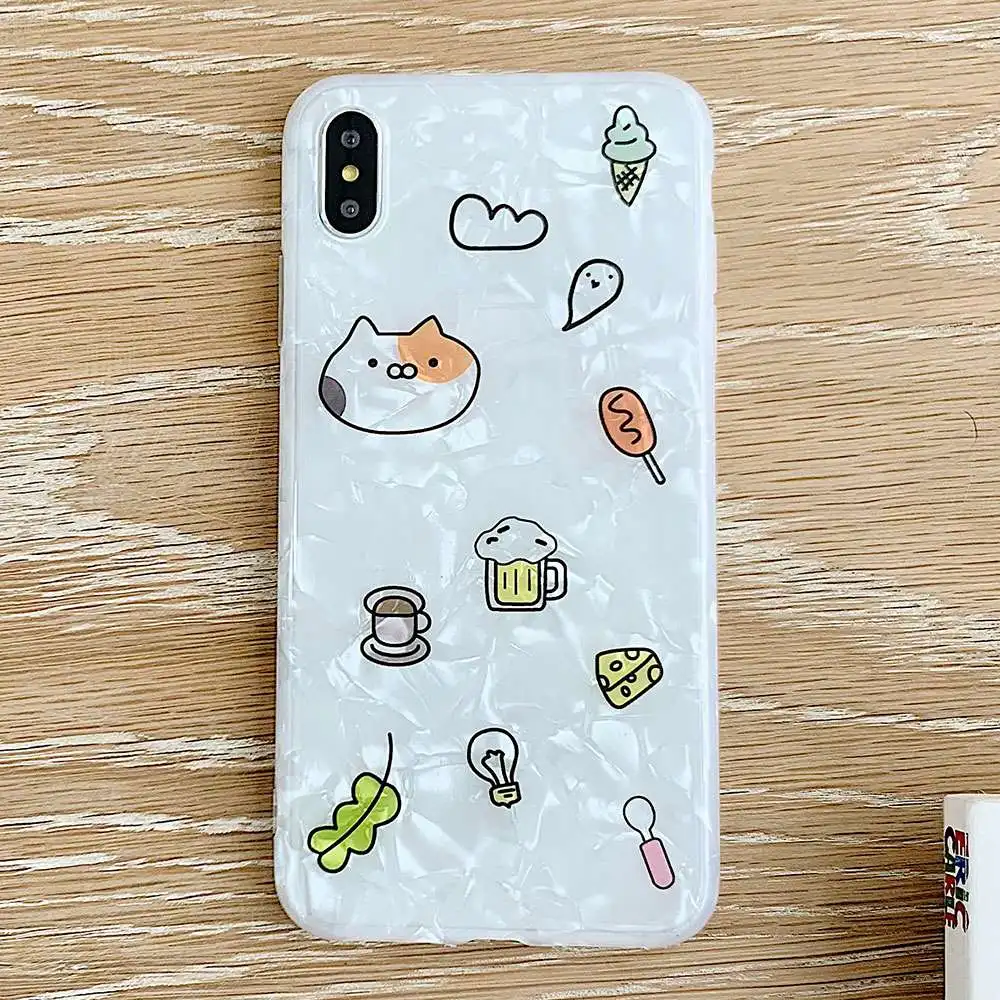 KISSCASE милый мультяшный чехол для телефона iPhone XS Max X XR 8 7 6 6S Plus задняя крышка ракушка