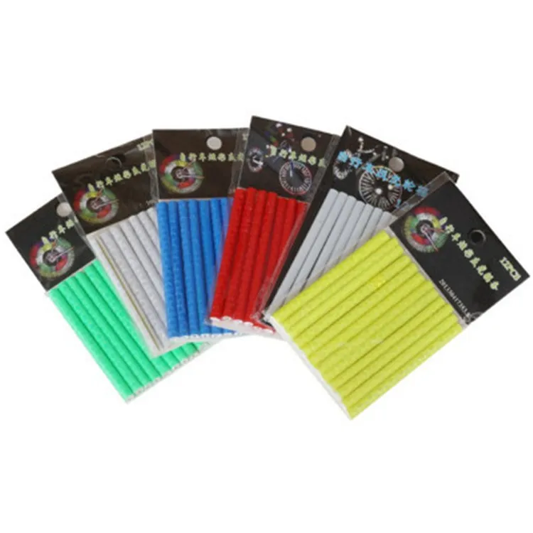 12 шт. велосипедный светильник обод колеса спиц зажим пробки безопасности