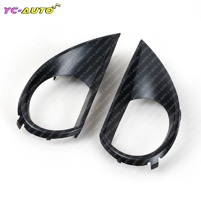 

Car For Audi Q7 2010 2011 2012 2013 2014 2015 Front Bumper Fog Lamp Fog Light Lower Grille Cover With Hole Car-Styling
