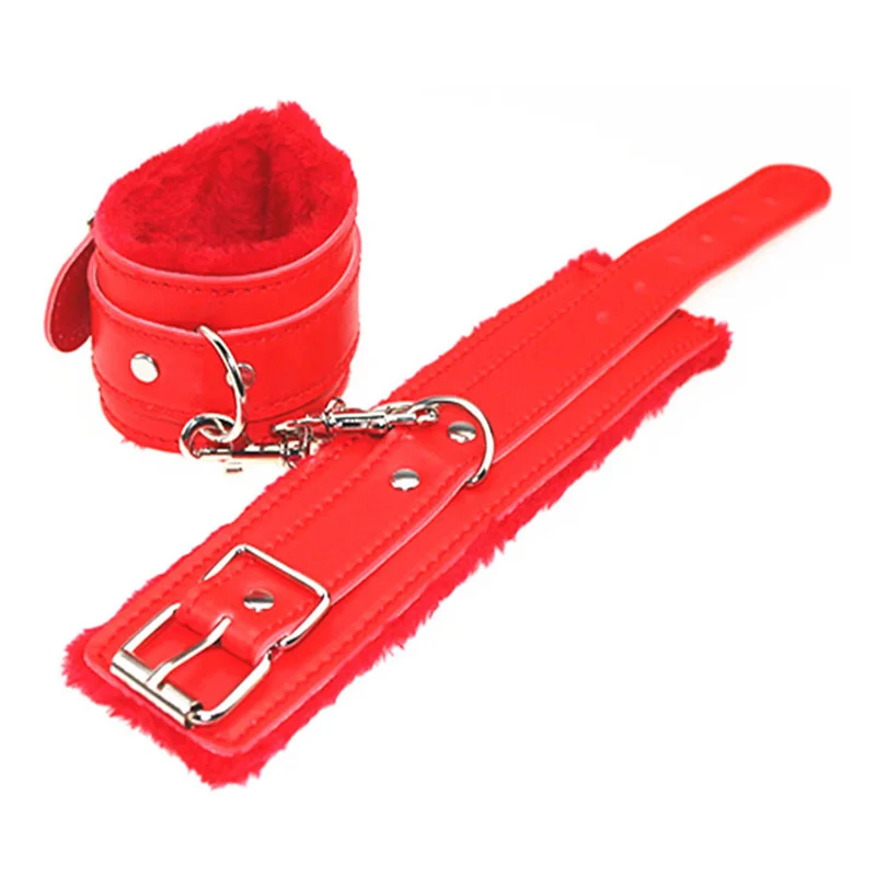 Наручники из искусственной кожи наручники порка хлыст фетиш бдсм Связывание